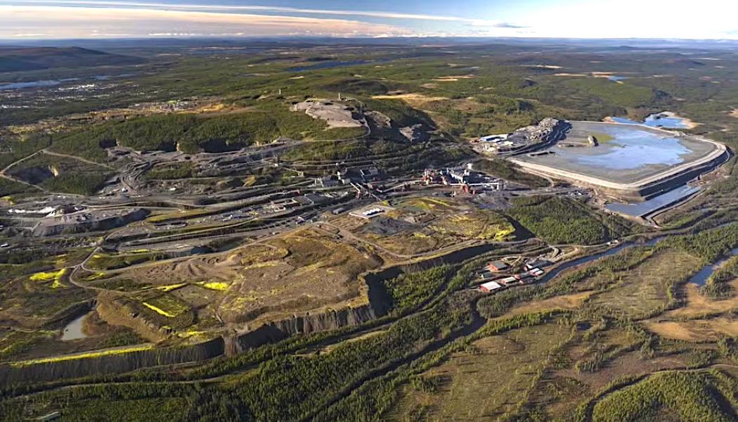 Aerial view of LKAB’s mining operations in Malmberget, Gällivare. Photo: LKAB.