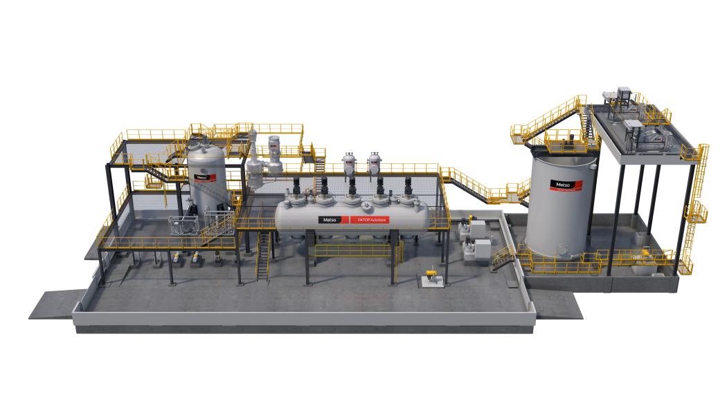 The Metso Cu POX plant. Photo: Metso