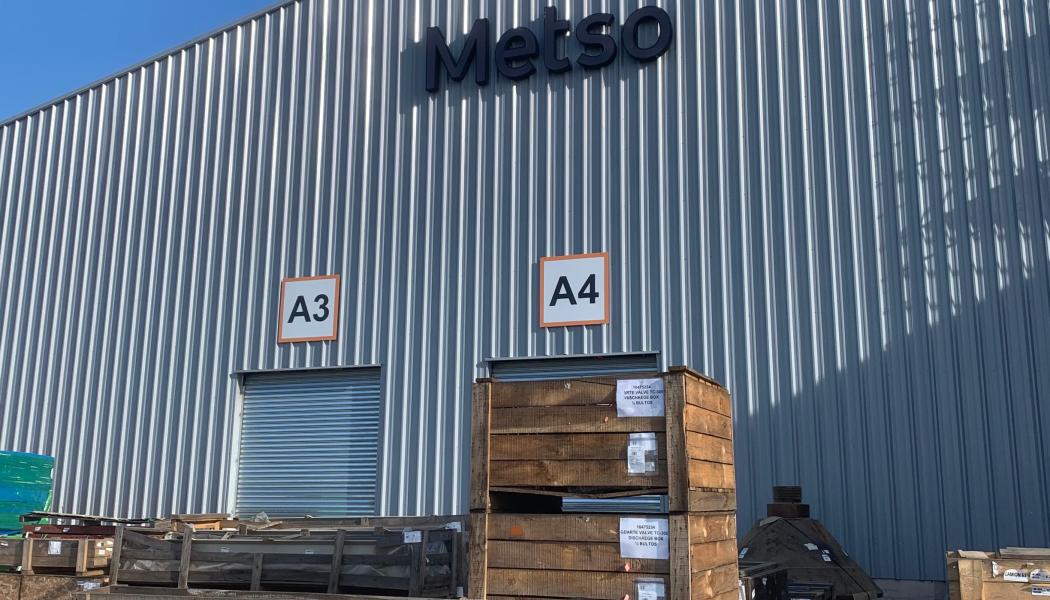 The distribution center is located close to Metso operations in Concón, Chile. Photo: Metso