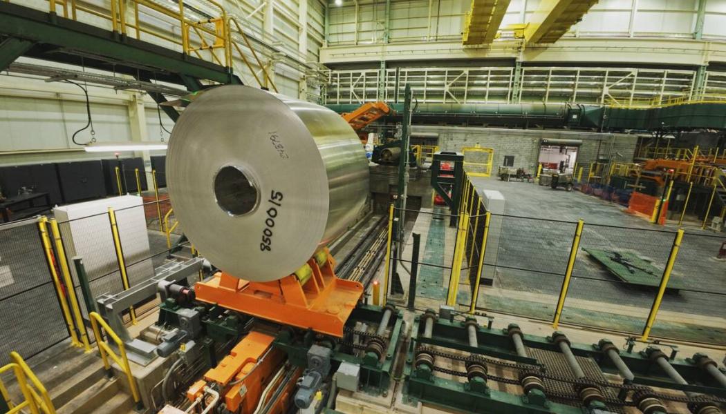 Bay Minette First Coil. Milestone advances one of the largest new U.S. aluminum manufacturing investments in decades toward commercial shipments in 2027. Photo: Novelis 
