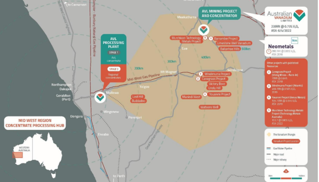Map: Australian Vanadium