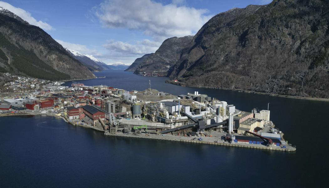 The Odda plant in Norway. Photo: Boliden