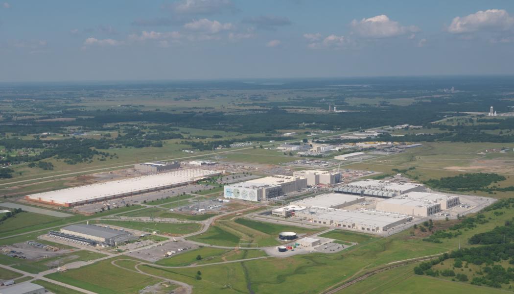 The Google data centre outside Pryor, Oklahoma. Photo: Wikimedia Commons, licence. Credit: Xpda.

