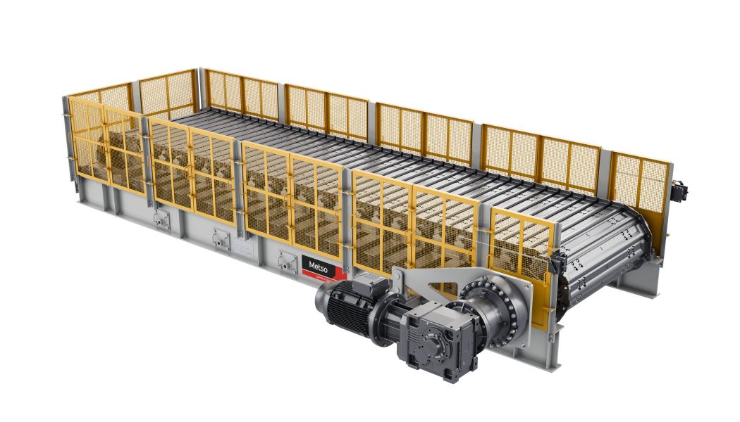 Metso Apron feeder. Photo: Metso