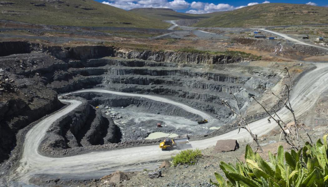 Mothae began commercial operations in 2019 and is known to produce large, high-value diamonds which command the second highest dollar per carat for kimberlite diamonds worldwide. Image courtesy: Lucapa Diamond 