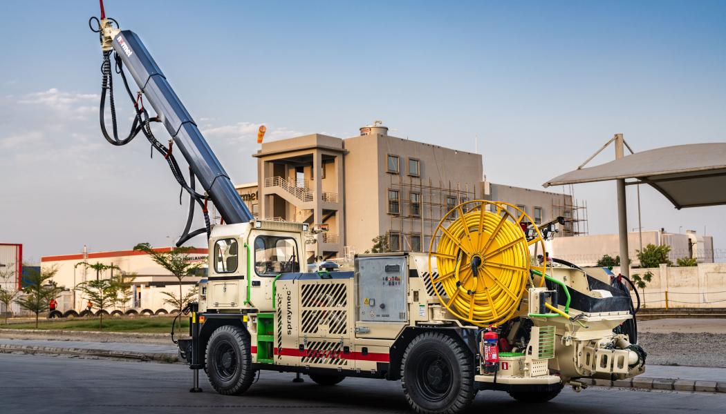 Normet's new spraying equipment offering. Photo: Normet 