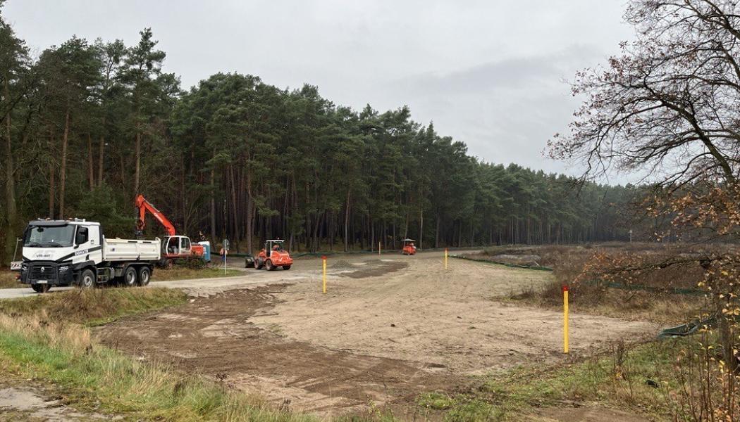 Preparatoy site works in Guben, Germany. Photo: CNW Group/Rock Tech Lithium Inc
