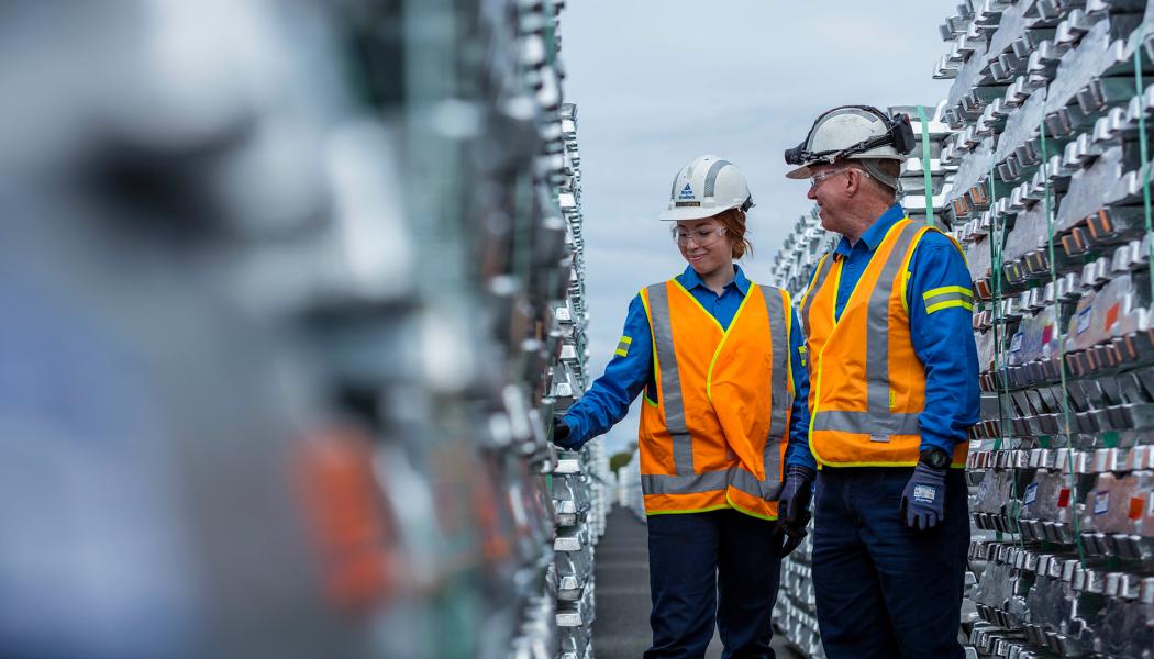 Boyne Smelters employees. Photo: Rio Tinto