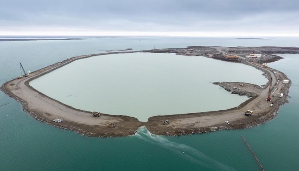 The Diavik mine, 100 percent owned and operated by Rio Tinto, is Canada’s largest diamond mine. Photo: Rio Tinto