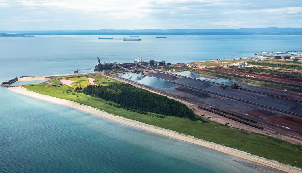 IOC, port facility in Sept-Iles, Canada. Photo: Rio Tinto