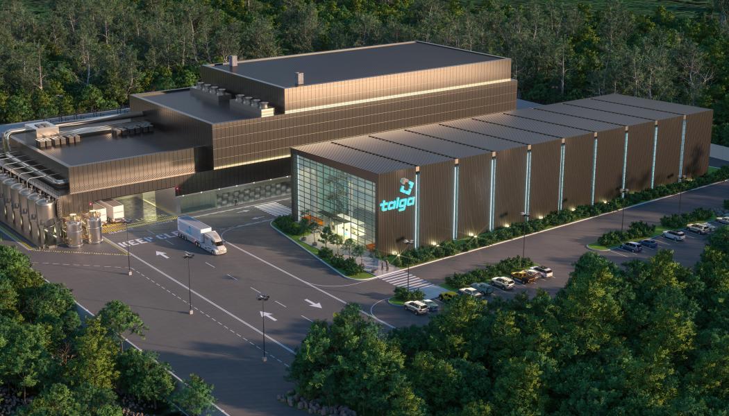 Visualization of the new refining plant: Talga 