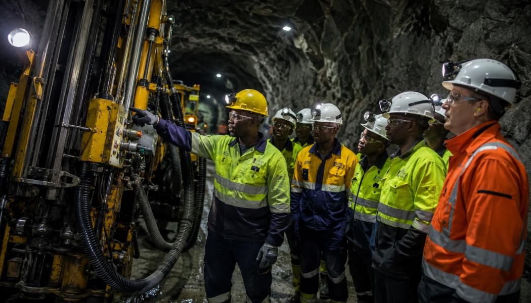 Technical instruction in a mine. An AI-generated image. Copyright: Conventus