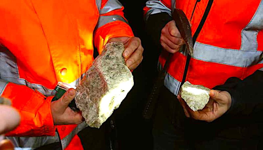 Findings from the Wolfberg lithium project. Photo: European Lithium