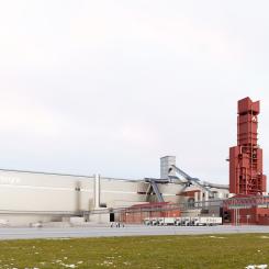 Stegra DR tower and melt shop vision image. Photo: Stegra