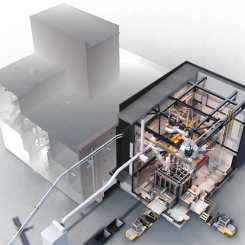 Metso's Outotec DRI Smelter Furnace pilot plant. Photo: Metso