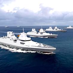 Thyssenkrupp Steel Europe is undergoing extensive restructuring to improve profitability, while the group's naval operations benefit from major new shipbuilding contracts. Illustration: Marine Forum.
