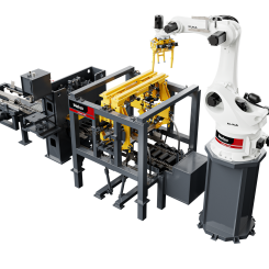 The Metso Outotec Robotic Split Strip is an advanced solution for separating the cathode sheets from the cathode plate. Photo: Metso