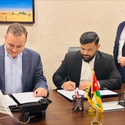  Metso and IMDI signing LCS contract in Jordan. Photo: Metso