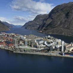The Odda plant in Norway. Photo: Boliden