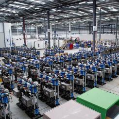 Interior of ITM Power’s factory in Bessemer, northern England. Photo: Trevor Smith/ITM Power.