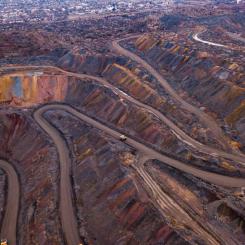 Iron ore quarry. Photo: Metso