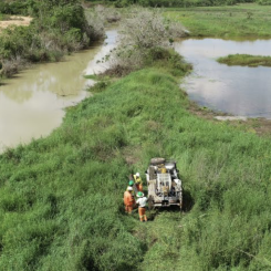 Lucapa Diamond is advancing its project. Photo by Lucapa Diamond