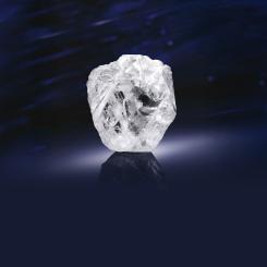 Image credit: Lucara Diamond. Photo: Lesedi La Rona rough diamond