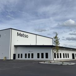 The new service center in Prince George, British Columbia, will further strengthening support for gold and copper operations across Western Canada. Photo: Metso