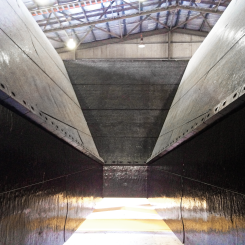 XAlloy chute solution. Photo: Metso