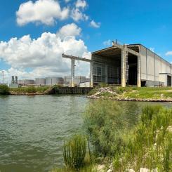 Mill Steel's new larger production facility located on The Port of Houston. Photo: Mill Steel Company