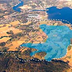 The discovery area in Norway is to the right of the map. Source: The mining company Rare Earths Norway (REN)