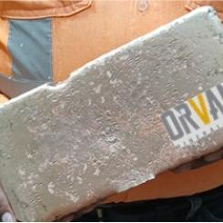 Dore bar from the first gold pour after the Don Mario Plant Restart. Photo: CNW Group/Orvana Minerals Corp.