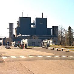 The main gate of Outokumpu’s steel plant in Torneå and the ferrochrome smelter in Röyttä, Torneå. Photo: Methem (Mikko J. Putkonen)