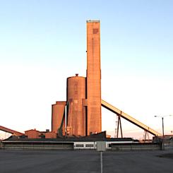 Pyhäsalmi mine. The place was opened in 1962, producing, e.g. copper, zinc, and pyrite. The mine as a whole is 1.4 km deep. Source: Wikipedia Common, credit: Tiia Monto