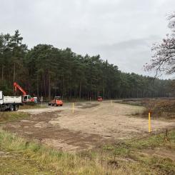 Preparatoy site works in Guben, Germany. Photo: CNW Group/Rock Tech Lithium Inc