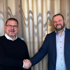 Henrik Walter, CEO, Nomo Group, and Per Brorsson, CEO, Avans Group. Photo: Nomo Group