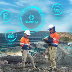 Streamlined and improved blasting through BlastIQ™ Quarry smart and Integrated solutions. Image courtesy: Orica