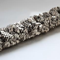 Photo: A titanium rod produced using the iodide process at the URALREDMET laboratory. The titanium purity is reported at 99.995%. Photo: Wikimedia Commons / Alchemist-hp (pse-mendelejew.de)