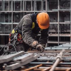 Steel for the construction industry. German crude steel production rose slightly in August, but electric furnace output and traditional blast furnace production moved in different directions. Illustrative image. Photo: tungart7, Creative Commons.