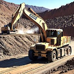 Goldmine equipment. Image: Archive illustration